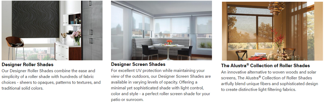 Hunter Douglas Roller Shades