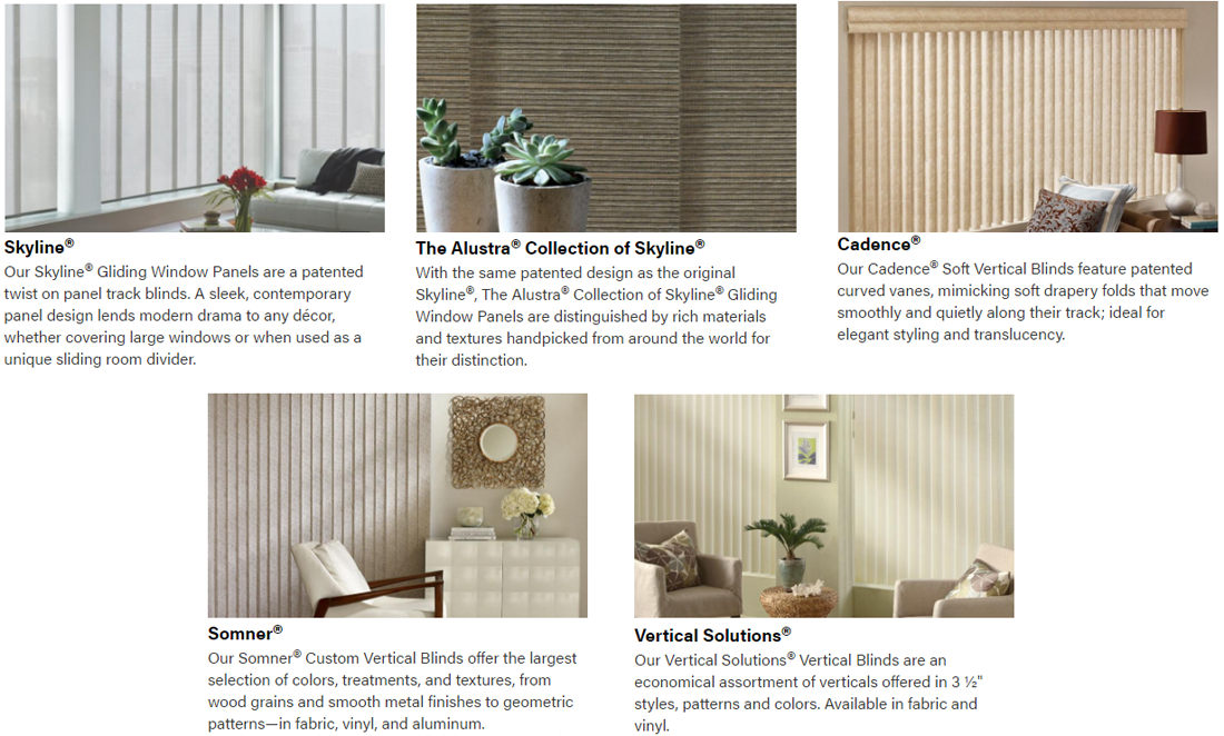 Hunter Douglas Vertical Blinds